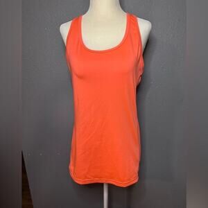 HM Move Tanktop Women M Orange Racerback Workout Activewear Lightweight Summer